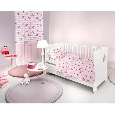 Σετ 3τμχ Βρεφικά Σεντόνια Cherries 115x170 guy Lar