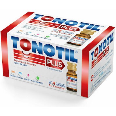 TONOTIL Plus 10ml x10 Πόσιμες Αμπούλες 