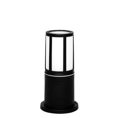 Floor Light 1xE27 D-270 Cylinder Plastic Black Gri