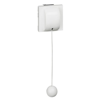 Mosaic 2 Way Pull-Cord Pushswitch 6A White