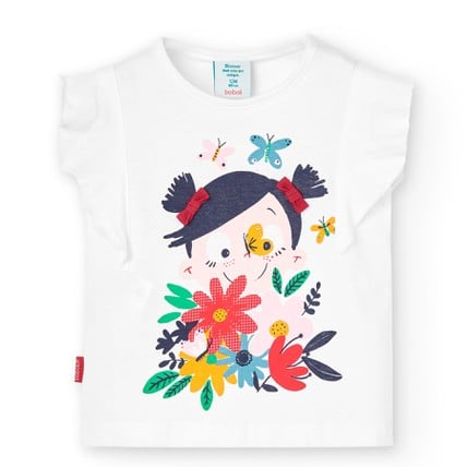 Boboli Knit t-Shirt short sleeves for baby girl (2