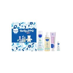 Mustela Promo Baby Spa Kit Gentle Cleansing Gel Απαλό Τζελ Καθαρισμού Για Μαλλιά & Σώμα 2x200ml & Baby Oil Spray Λάδι Για Mασάζ 100ml & Vitamin Barrier Cream Κρέμα Αλλαγής Πάνας 50ml & Hydra Bebe Body Lotion Λοσιόν Σώματος 50ml