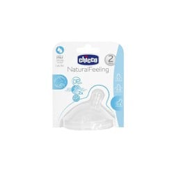 Chicco Natural Feeling With Silicone Nipple 2m+ Moderate Flow 1picie