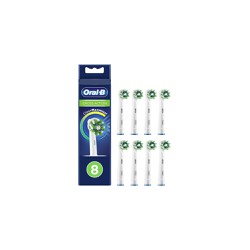 Oral-B Cross Action XXL Pack Spare Parts for Electric Toothbrush 8 pieces