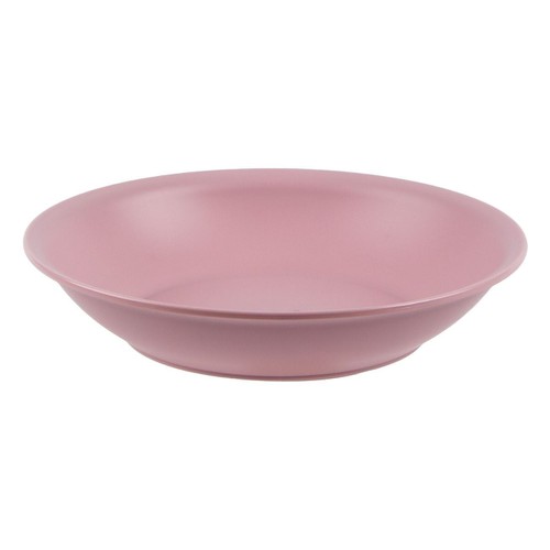 Tanjir plasticni roze 18cm