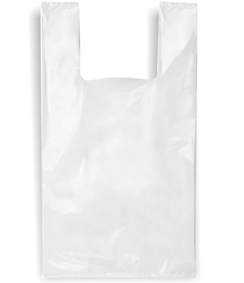 T-shirt Bag White PE