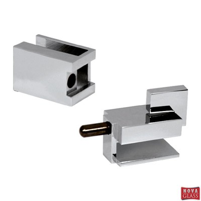 Latch with counterpart Set for glass Door