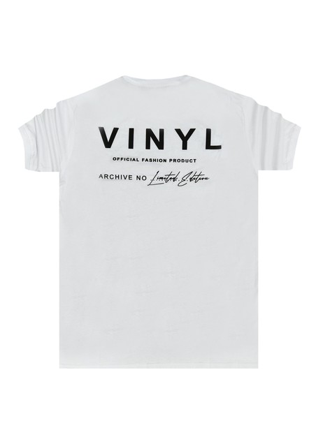 Vinyl art clothing big logo t-shirt - white