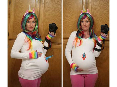 Cele mai creative costume de Halloween pentru femei însărcinate