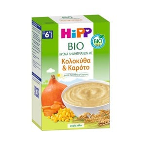 Hipp Bio Κρέμα Δημητριακών με Κολοκύθα & Καρότο χω