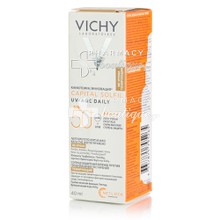 Vichy Capital Soleil UV-Age Daily SPF50 Tinted - Αντηλιακό κατά Ρυτίδων & Κηλίδων με Χρώμα, 40ml