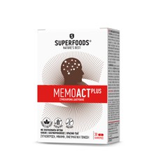 Superfoods Memoact Plus Συμπλήρωμα Διατροφής 30Cap