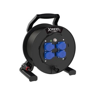Cable Reel XREEL H07RN-F with 4 Safety Sockets 3x1