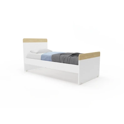 Wooden Semi-Double Bed for mattress 110x200cm Alfa