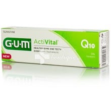 GUM Activital Q10 Οδοντόπαστα - Καθημερινή προστασία των ούλων και δοντιών, 75ml