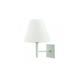 Wall Light  with Fabric Shade E27 White 43338