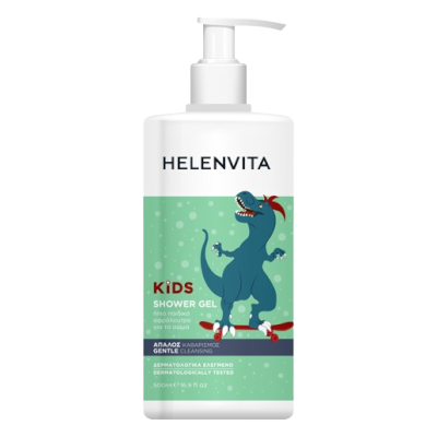 Helenvita Kids Dino Shower Gel Ήπιο Παιδικό Αφρόλο