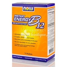 Now Instant Energy Vitamin B-12 - Νευρικό Σύστημα / Ενέργεια, 75 φακελάκια