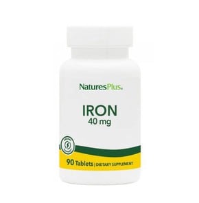 Nature's Plus Iron 40mg Συμπλήρωμα Διατροφής με Σί