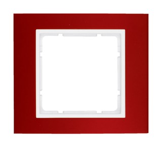 Berker B.3 Frame 1 Gang Ruby Red 10113022