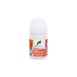 Dr.Organic Manuka Honey Deodorant Roll-On Aποσμητικό Με Βιολογικό Μέλι Μανούκα 50ml