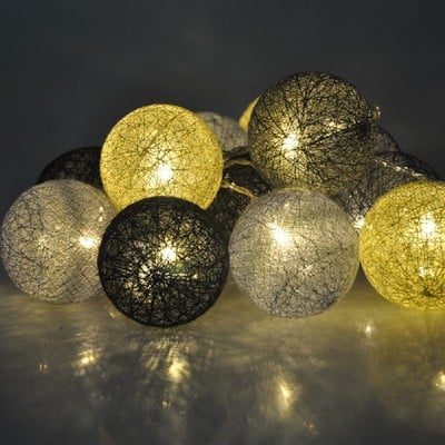 Christmas Led Lights Cotton Balls Starlight 2,85M 