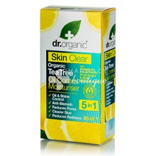 Dr.Organic Skin Clear Oil Control Moisturiser - Ενυδατική Κρέμα ταχείας δράσης για Λιπαρές Επιδερμίδες, 50ml