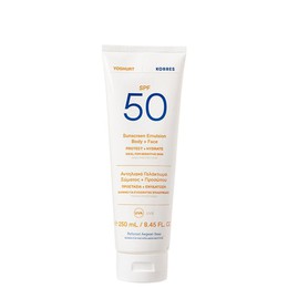 Korres Yoghurt Sunscreen Emulsion Face & Body SPF50 250ml