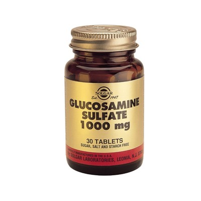 Solgar - Glucosamine Sulfate 1000mg Συμπλήρωμα Θεϊικής Γλουκοζαμίνης για την Υγεία των Αρθρώσεων - 60 tabs