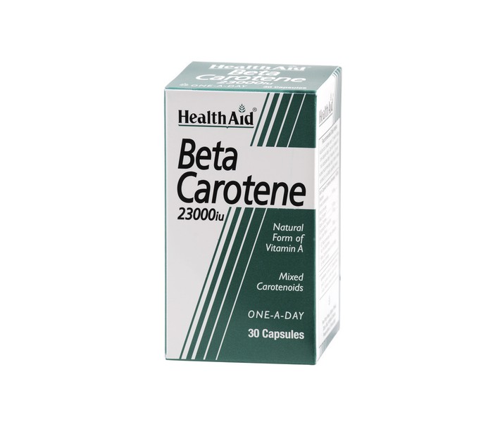 HEALTH AID BETA CAROTENE 15MG 30CAPS