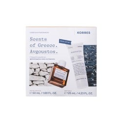 Korres Promo Scents Of Greece Avgoustos Eau De Toilette Ανδρικό Άρωμα 50ml & Body Milk Γαλάκτωμα Σώματος 125ml