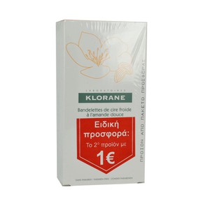 Klorane Cold Wax Small Strips with Sweet Almond Pr