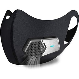 Smart Mask Wearable Air Purifier - Ηλεκτρική μάσκα προσώπου μαύρο χρώμα  1 τεμ. 