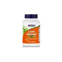 Now Foods Liver Refresh Συμπλήρωμα Διατροφής Που Συμβάλει Στην Προστασία & Αναζωογόνηση Του Ήπατος 90 φυτικές κάψουλες