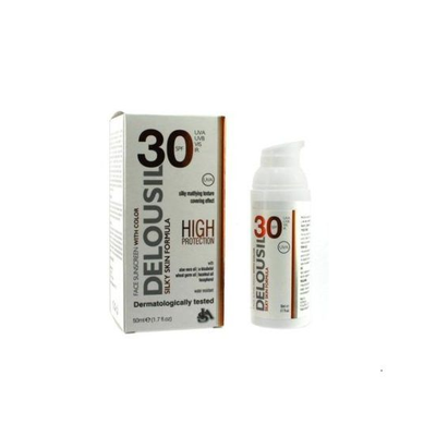 DELOUSIL Αντηλιακή Κρέμα Προσώπου Με Χρώμα SPF30 50ml