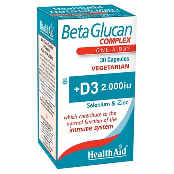HEALTH AID BETA GLUCAN COMPLEX 30 CAPS