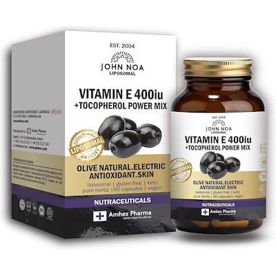 JOHN NOA Liposomal Vitamin E 400iu 90 Φυτικές Κάψουλες