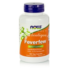 Now Feverfew - Ημικρανία, Παυσίπονο, 100 veg. caps