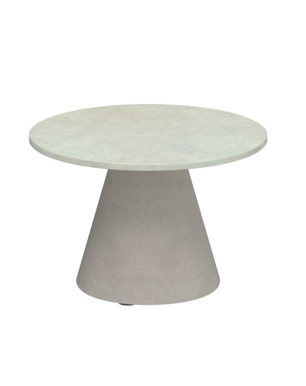 CONIX SIDE TABLE WITH LAVA STONE TOP D40xH28cm