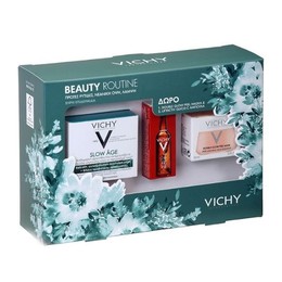 Vichy Promo Slow Age Cream Spf30 50 ml & Double Glow Peel Mask 15 ml & Liftactiv Glyco - C Αμπούλα Νύχτας 2 ml