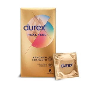 Durex Προφυλακτικά Πολύ Λεπτά Χωρίς Λάτεξ Real Fee