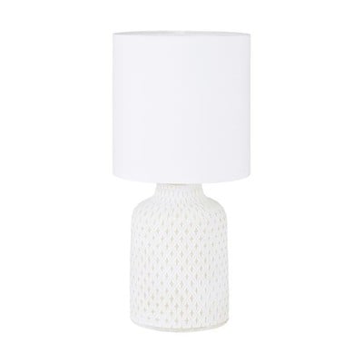 Table Lamp Bellariva Crème White With White Shade 