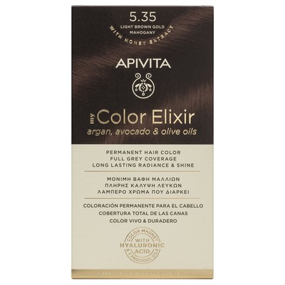 APIVITA My Color Elixir N5,35 Καστανό Ανοιχτό Μελί