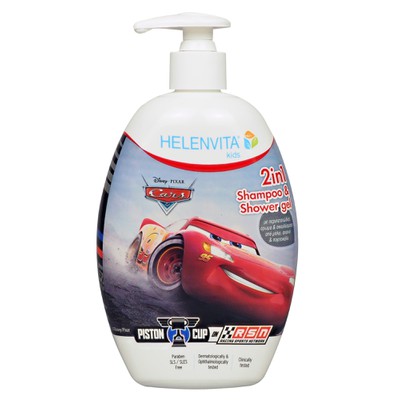 Helenvita Kids Shampoo & Shower Gel (Cars) 500ml