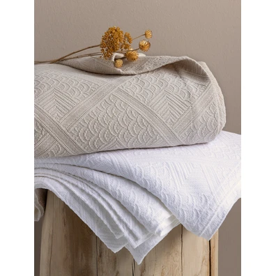 Κουβέρτα 170x260 Carla Ivory