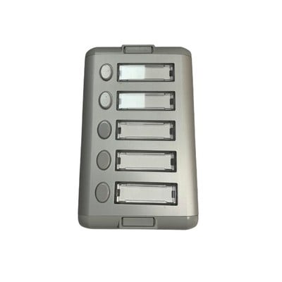 Doorbell Button Wall Mounted 5 Seats Silver 17 x 1