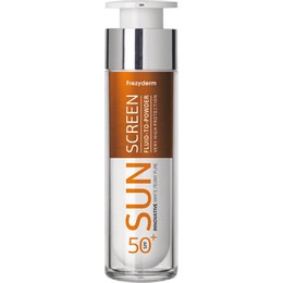 Frezyderm Sun Screen Fluid to Powder Vitamin D Like SPF50+, Αντηλιακή Κρέμα Προσώπου 50ml