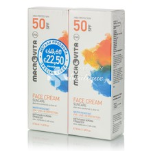 Macrovita Σετ Face Cream Suncare SPF50 (1+1 Δώρο), 2 x 50ml