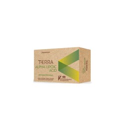 Genecom Terra Alpha Lipoic Acid Συμπλήρωμα Διατροφής Με Άλφα Λιποϊκό Οξύ Για Αντιοξειδωτική δράση 30 ταμπλέτες
