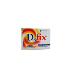 Uni-Pharma D3 Fix 1200IU Συμπλήρωμα Διατροφής Με Βιταμίνη D3 60 ταμπλέτες